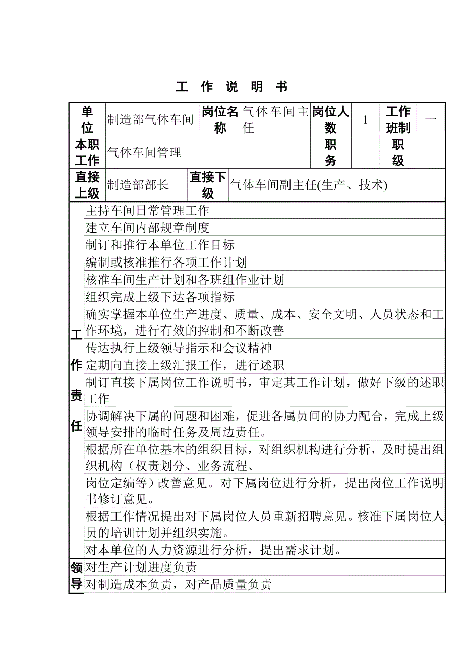 《新编》气体车间工作说明书_第1页