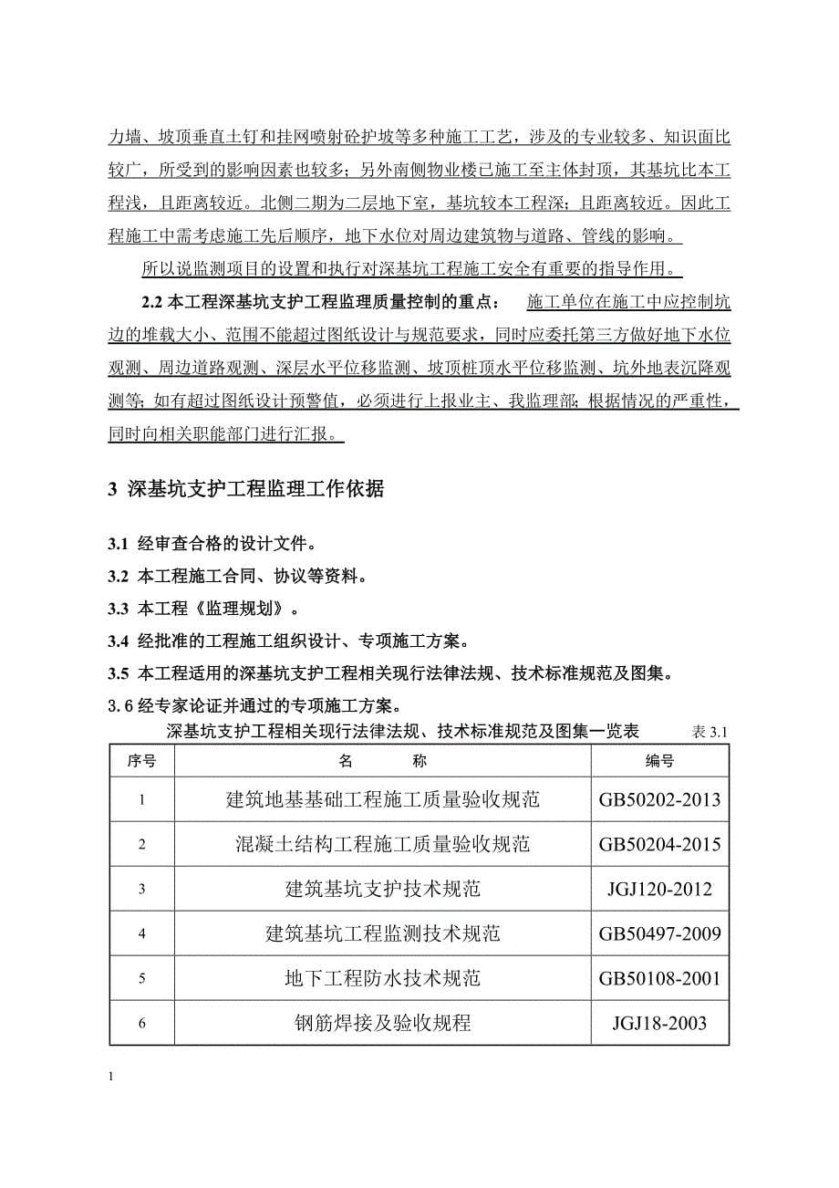 工程监理深基坑支护标准格式监理细则教材课程_第5页