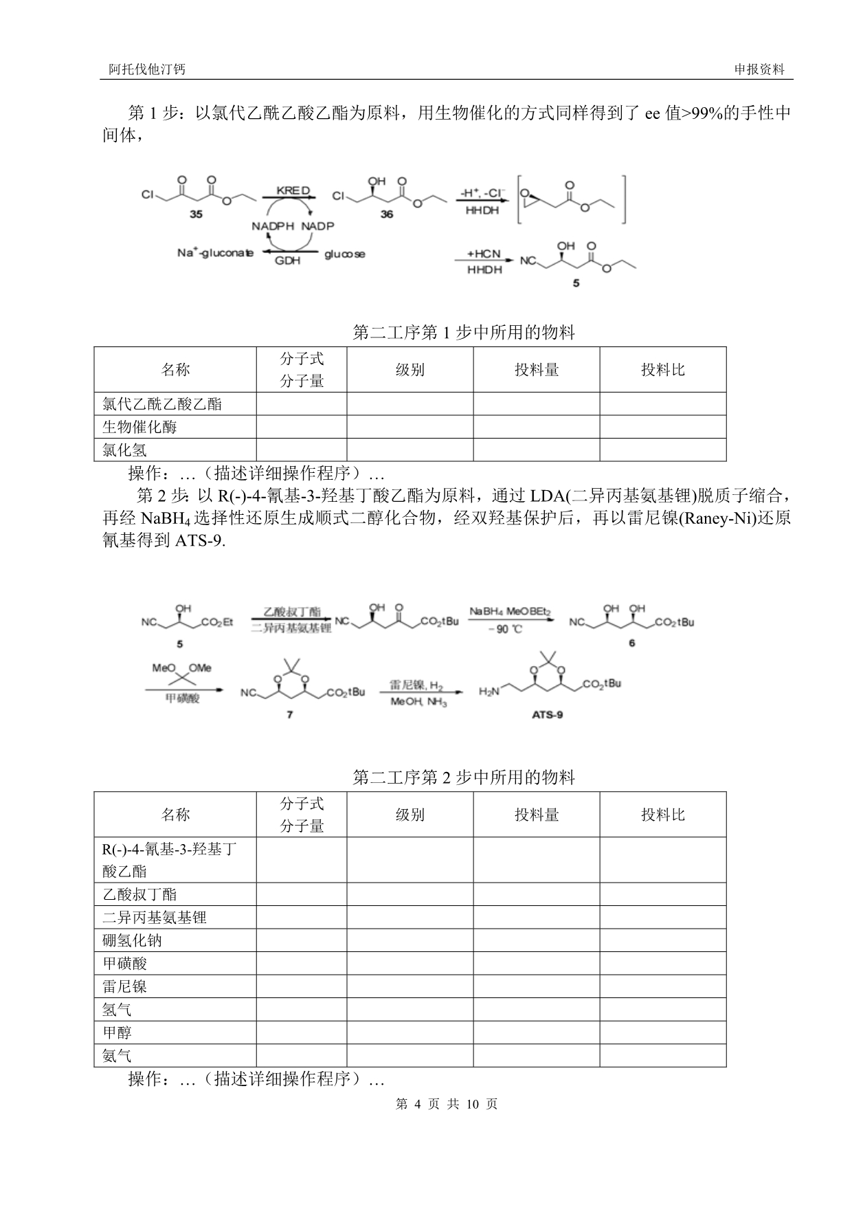 阿托伐他汀钙(CTD格式)注册申报资料.doc_第4页