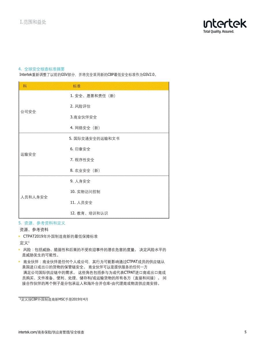 GSV2.0-Intertek全球安全核查计划_第5页