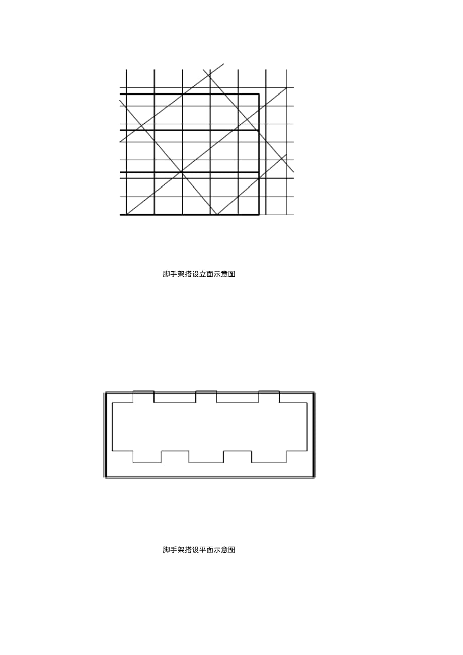 脚手架搭设立面示意图文档推荐_第1页