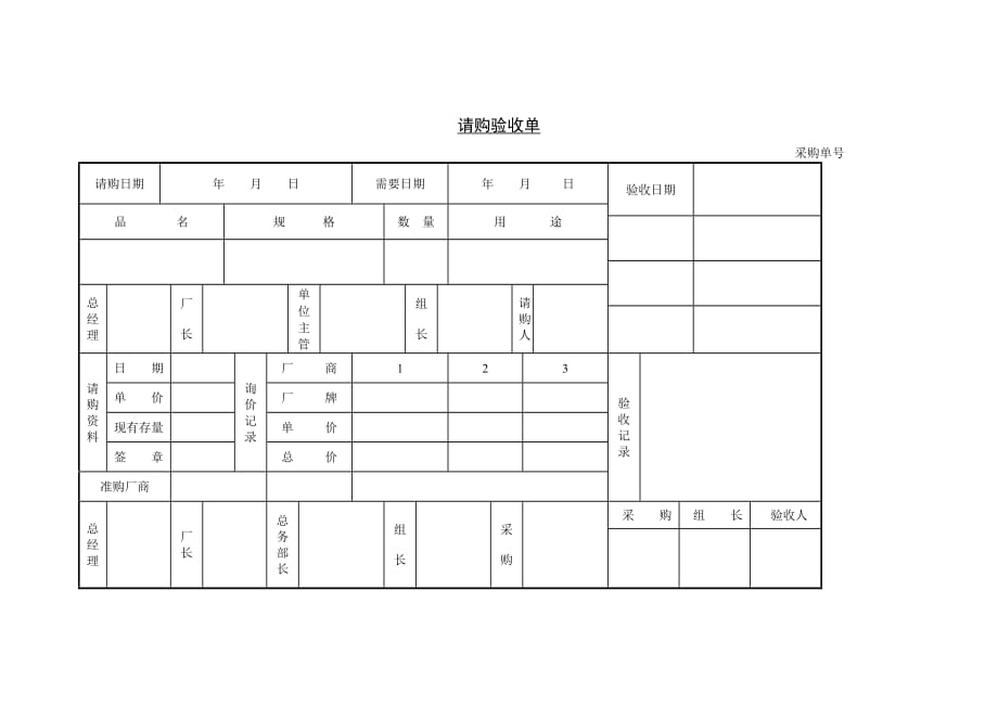 《新编》采购管理表格汇编36_第1页