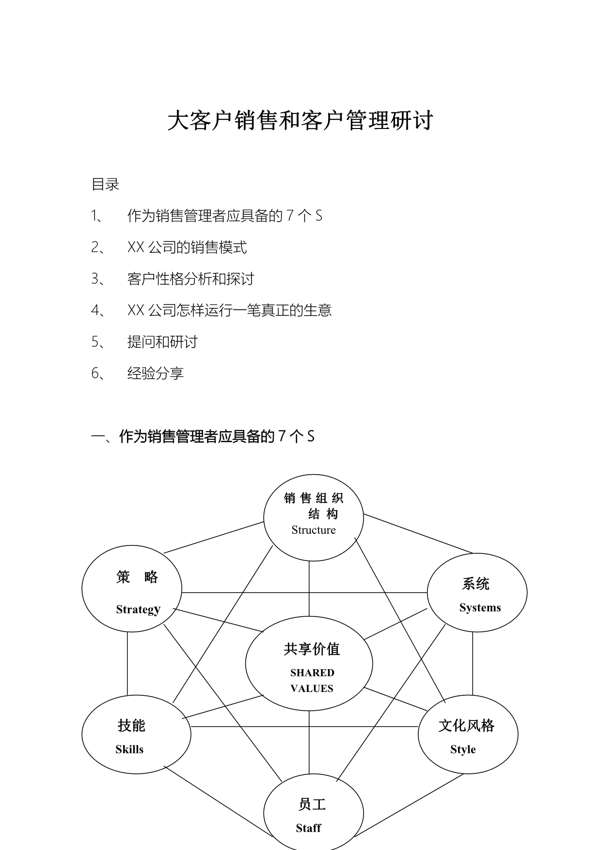 《新编》某公司大客户销售及客户管理研讨方案_第1页