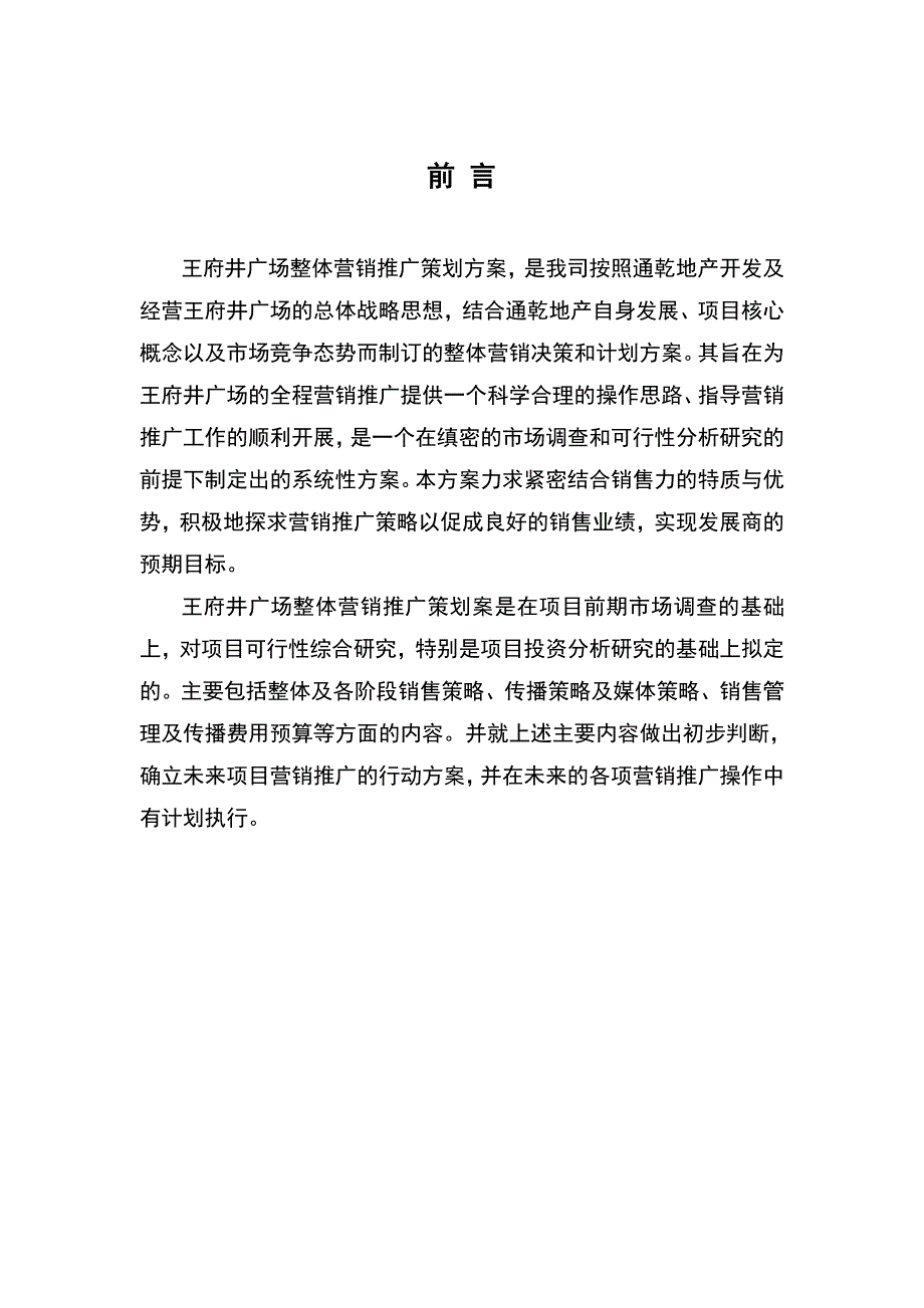 《新编》王府井广场营销推广策划案_第2页