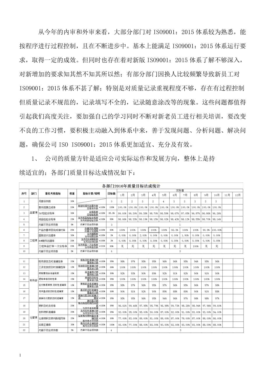 管理评审计划和报告教学教案_第5页