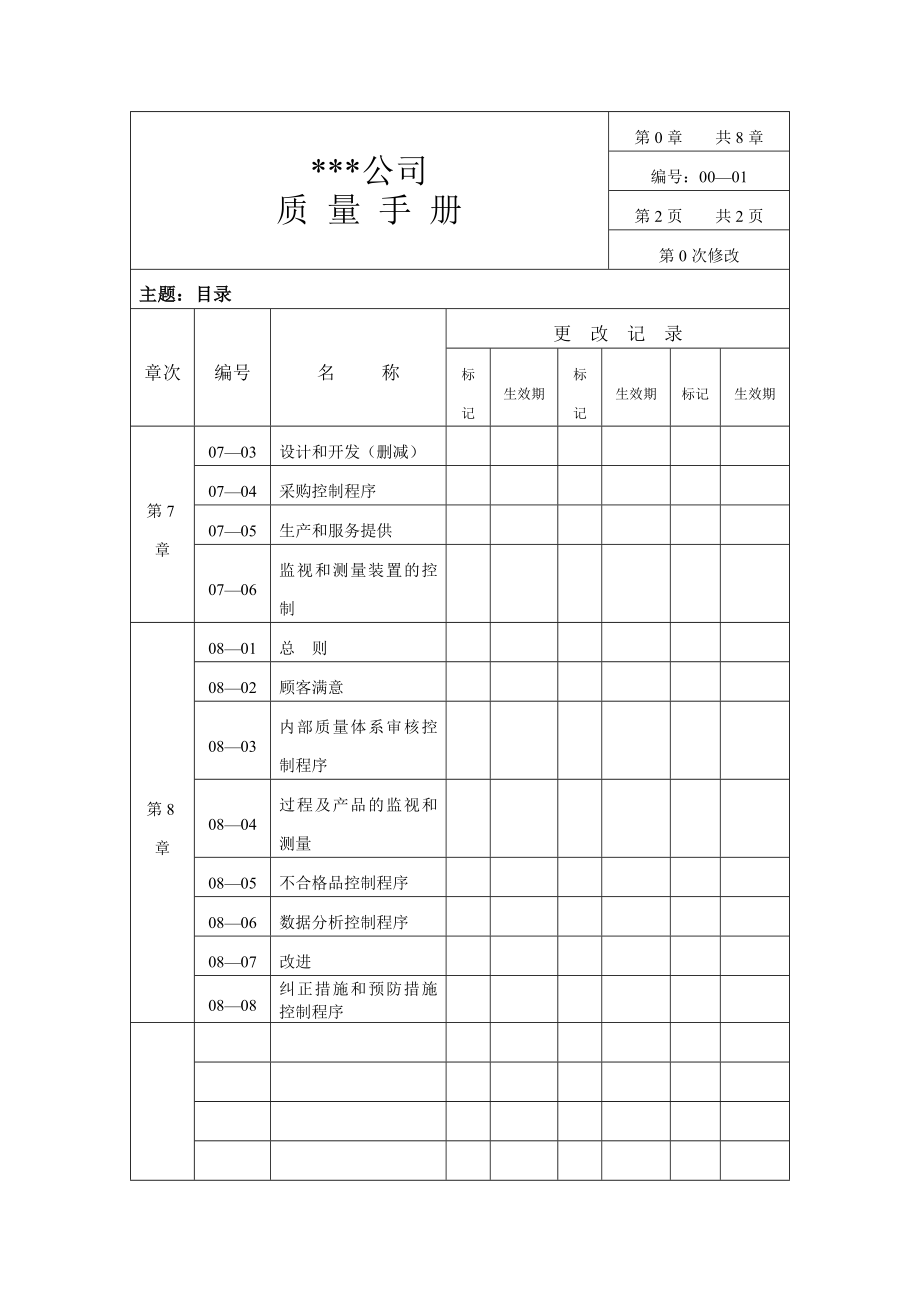 《新编》现代企业质量手册范本_第3页