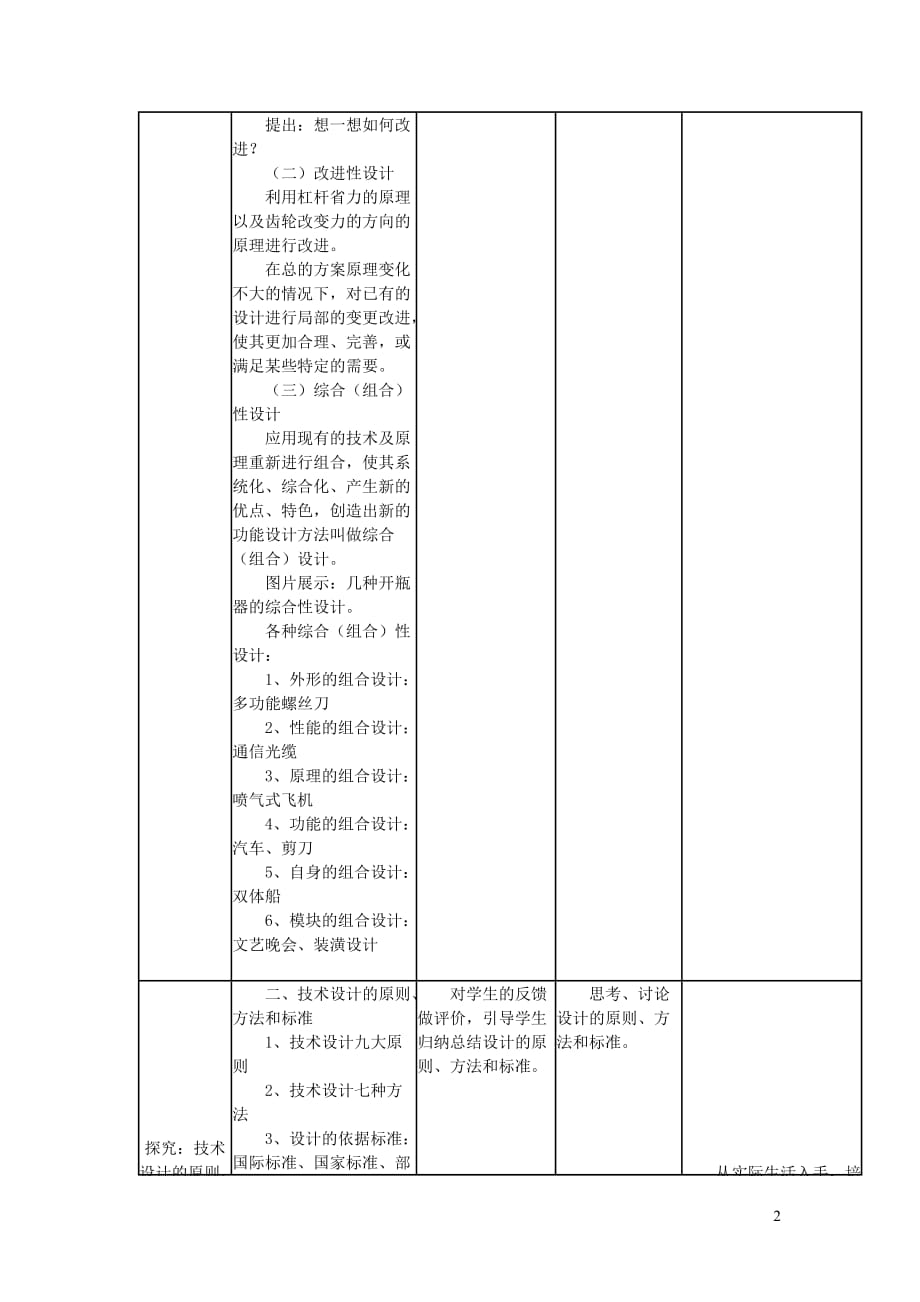 四川宜宾一中高中通用技术设计的基本方法和基础知识第13周训练题.doc_第2页