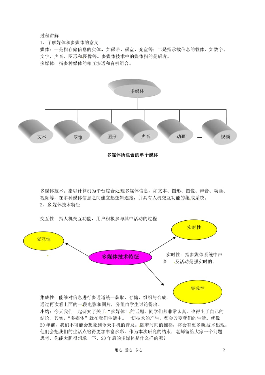 浙江衢州仲尼中学高二通用技术走进多媒体世界教案.doc_第2页