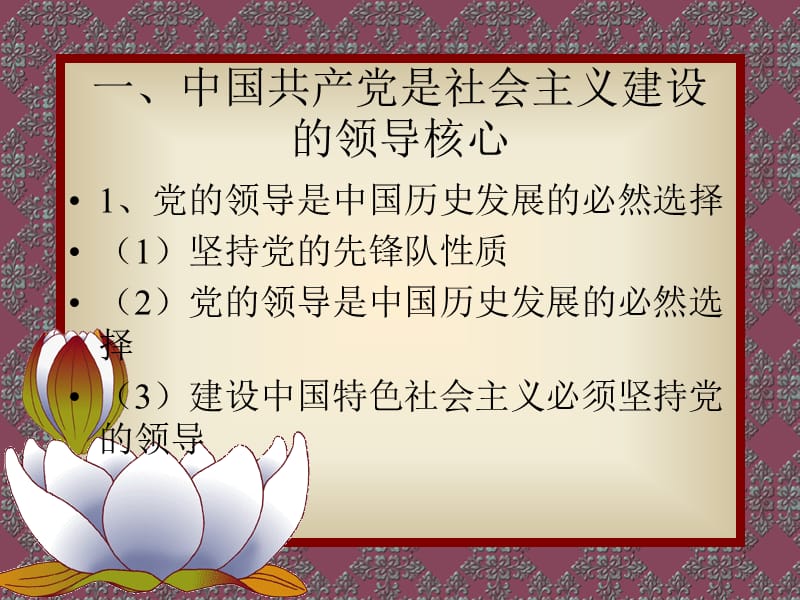 中国特色社会主义建设的领导力量简单课件_第2页