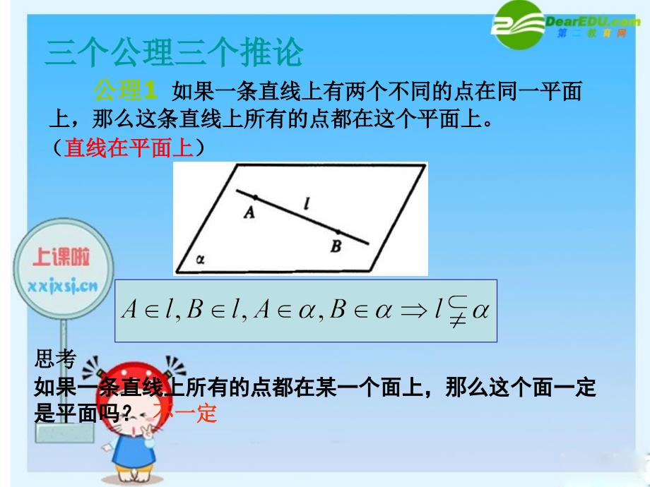 高三数学：14.1《平面及其基本性质》课件(2)（沪教版上）.ppt_第2页