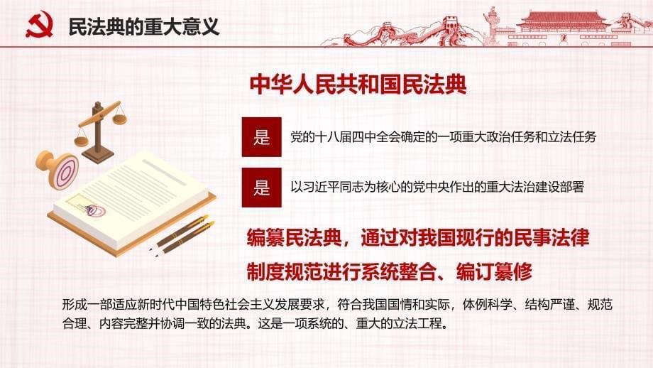 认真学习贯彻《中华人民共和国民法典》课件PPT模板_第5页