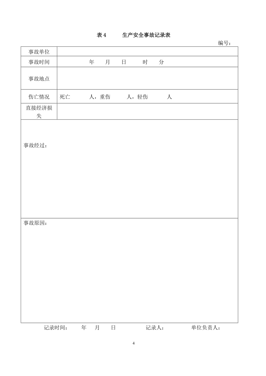 （2020）（安全生产）生产安全事故报表_第4页