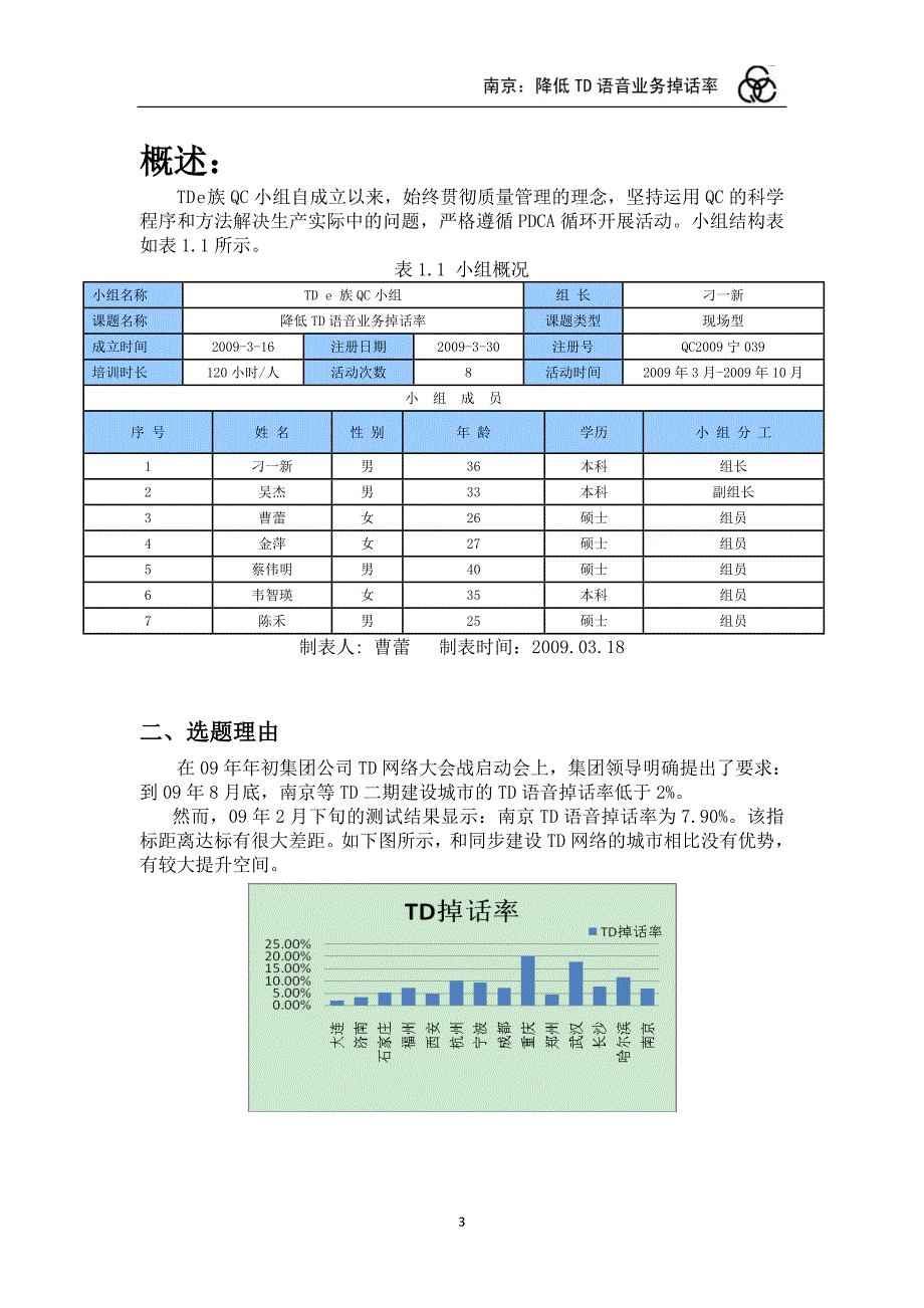 (2020年）(业务管理）3 南京-降低TD语音业务掉话率_第3页