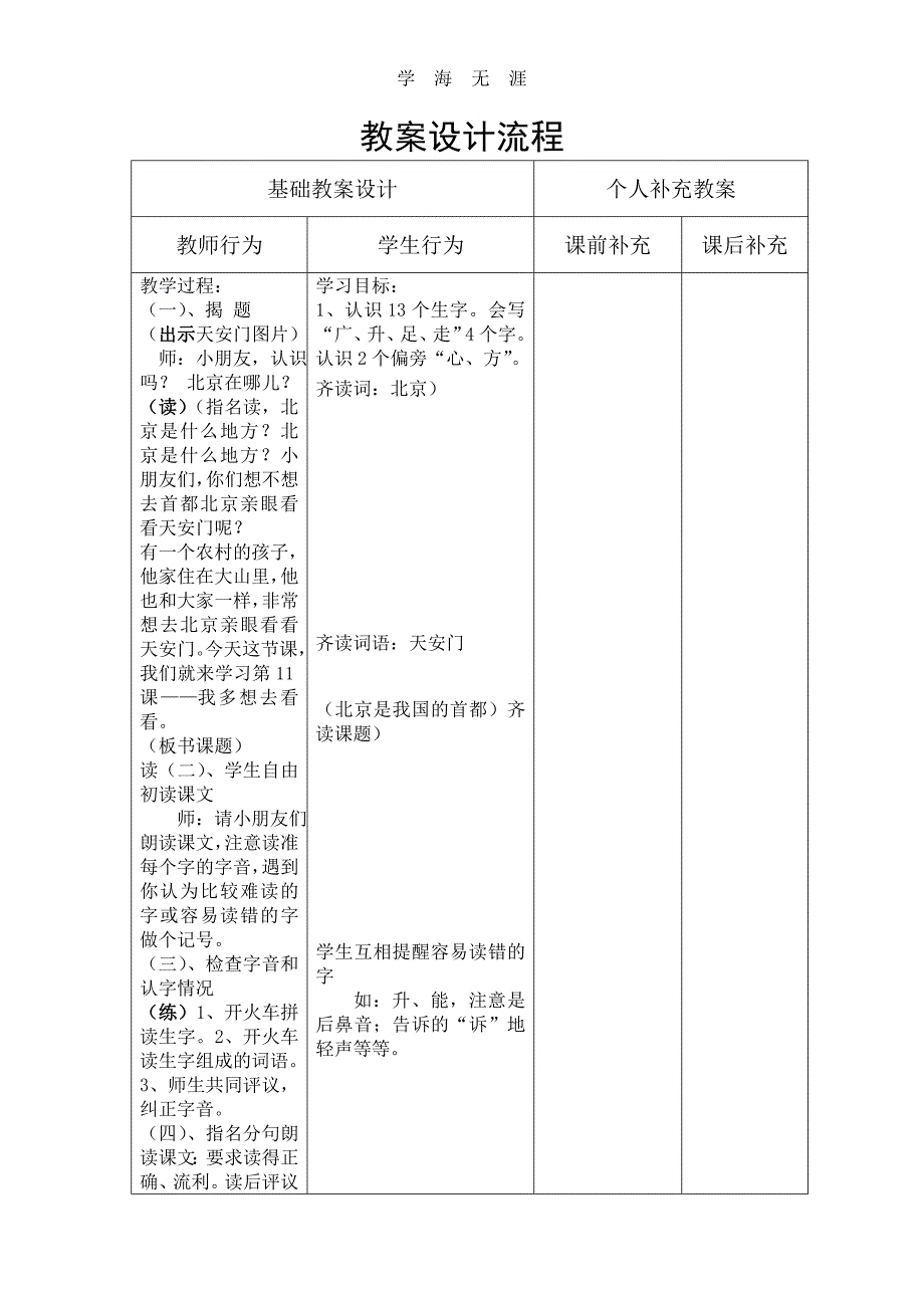 （2020年整理）教案格式模板.doc_第3页