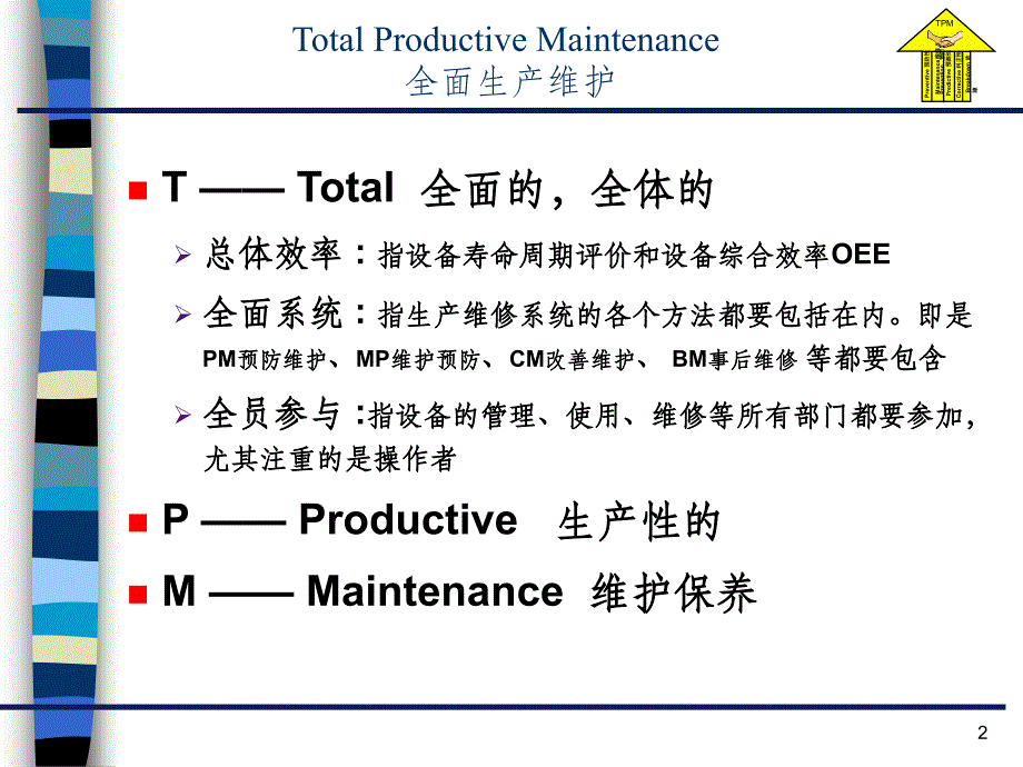 TPM培训精ppt课件_第2页