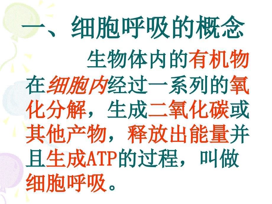 中小学公开课优质课件精选——ATP的主要来源-细胞呼吸_第5页