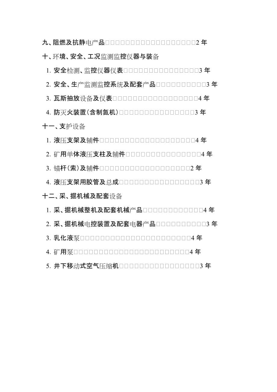 （2020）（安全生产）矿用产品安全标志综合审查-贵州省安全生产信息网_第5页