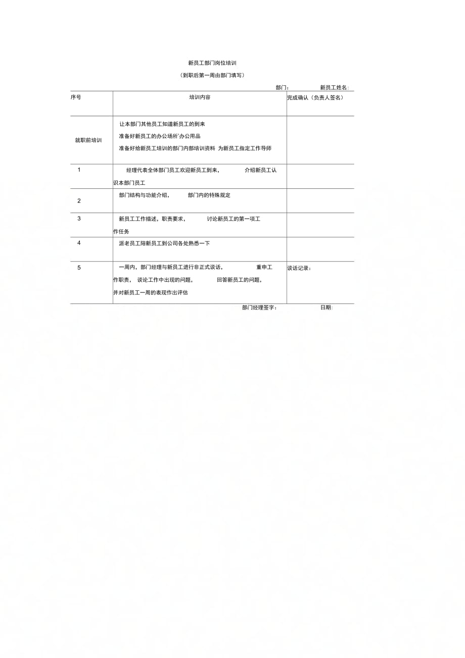 新员工部门岗位培训_第1页