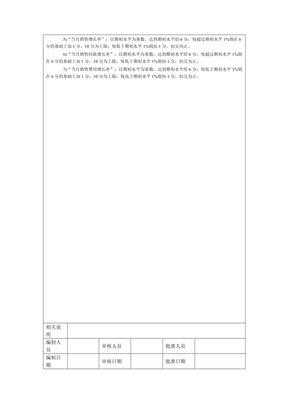 (2020年）(销售管理）营销类考核╠销售管理考核_第3页