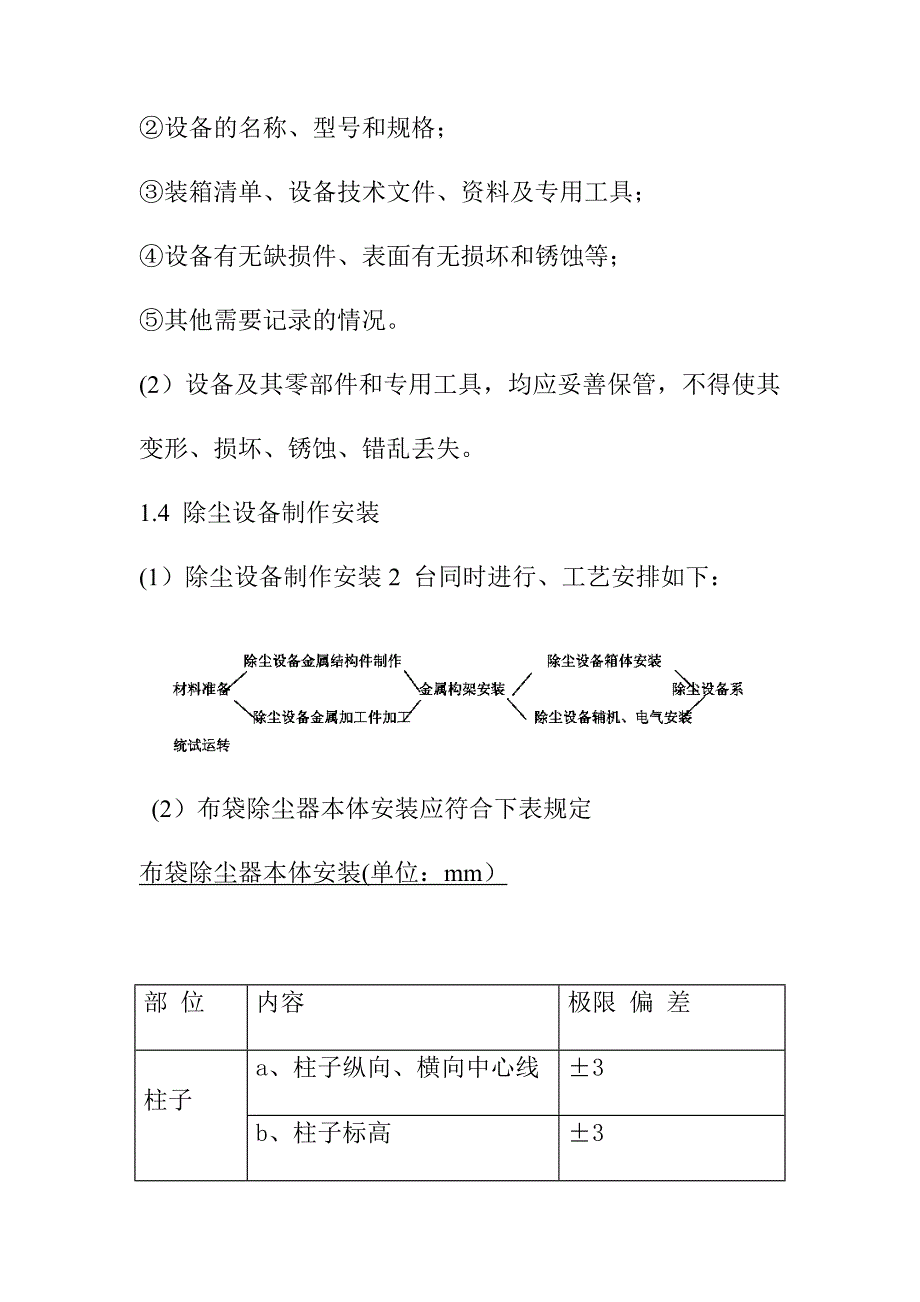 垃圾焚烧发电厂布袋除尘器安装施工方案_第3页