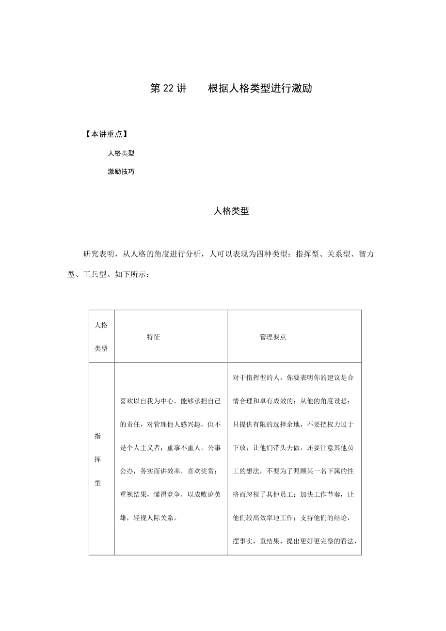 （2020）(EQ情商)如何根据人格类型进行激励(doc 9页)_第1页