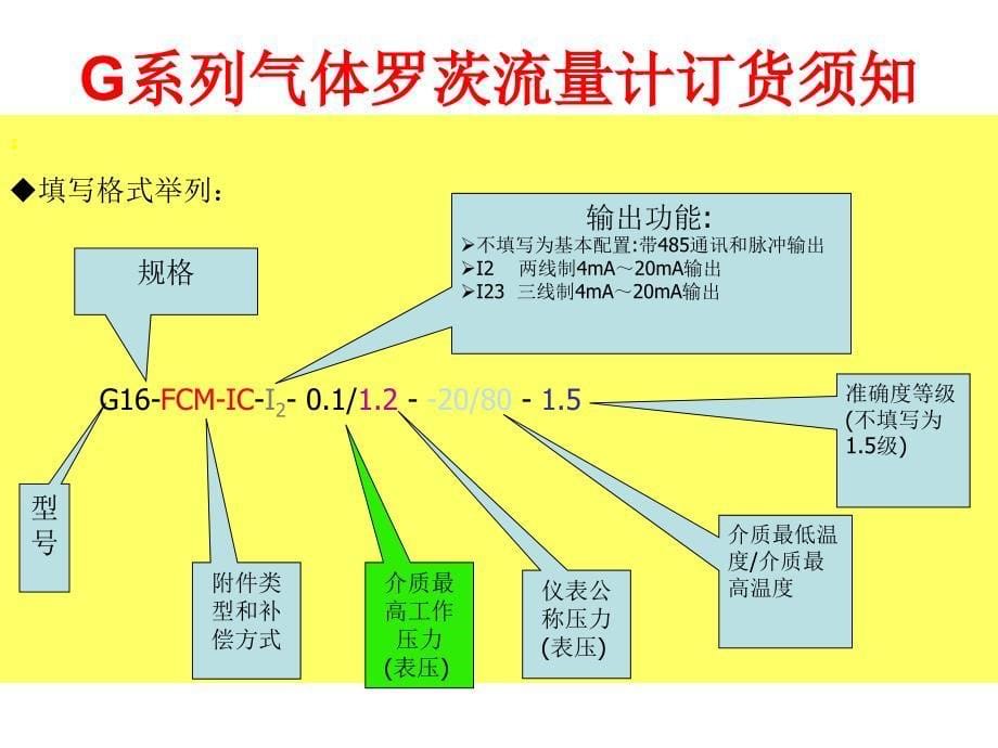 罗茨流量计的安装及使用教学内容_第5页