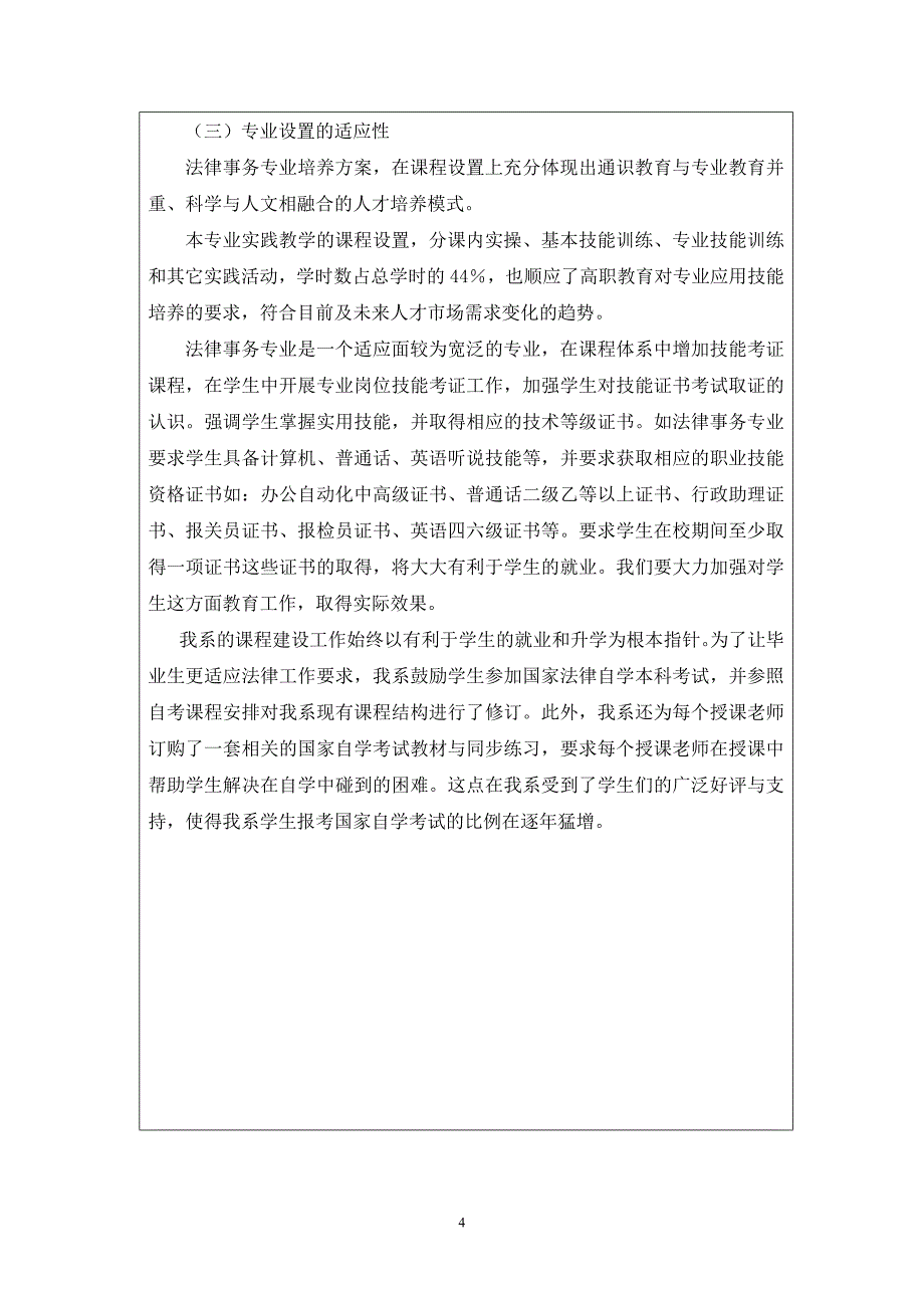 （2020）(办公文秘)法律文秘专业分项目评估金1黎5710刘234万68_第4页