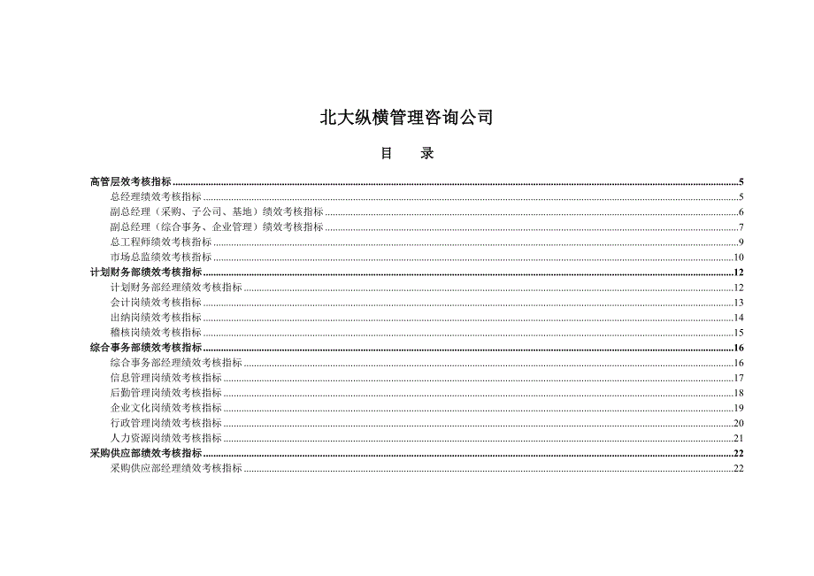 （2020）(KPI绩效指标)山东金瀚控股－冬映红股份－绩效考核指标库（DOC48页）_第2页