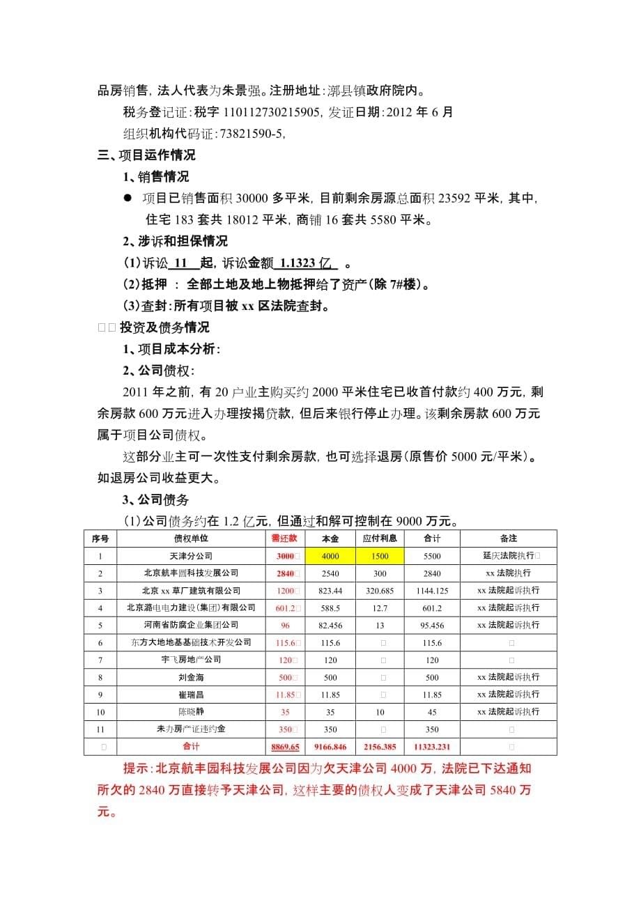 收购某县某家园项目申请报告_第5页