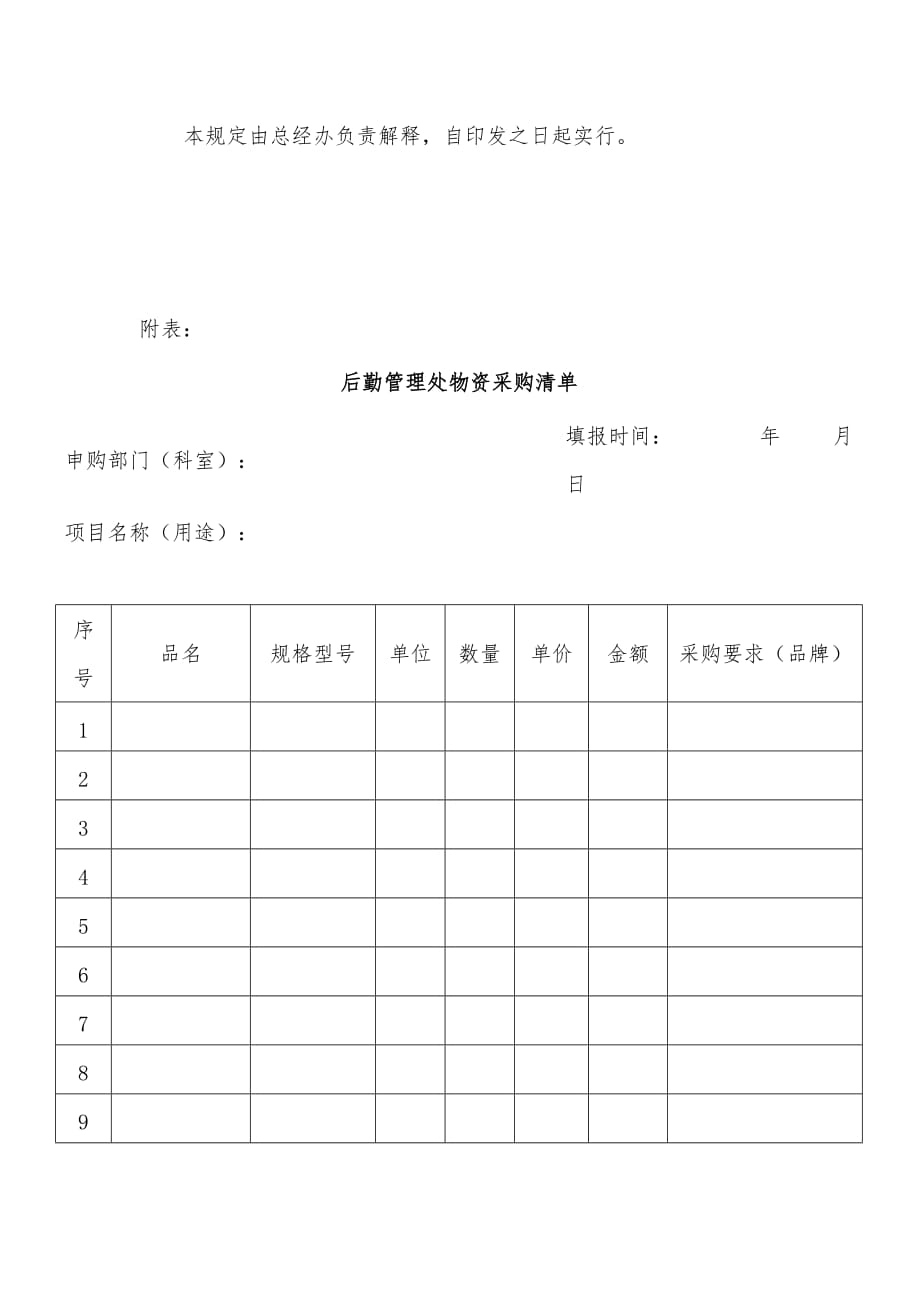 后勤物资管理规定.doc_第3页