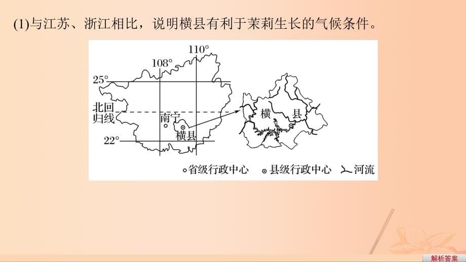 （通用版）高考地理三轮冲刺考前3个月专题五人类产业活动必考点16农业生产及影响课件_第5页