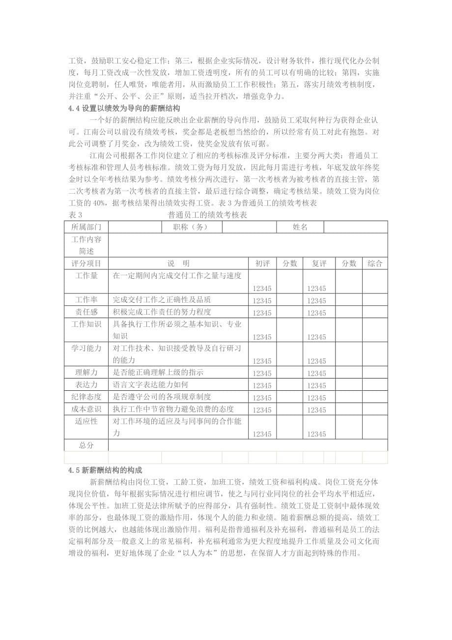 薪酬管理在现代企业的人力资源管理中占有重要地位_第5页