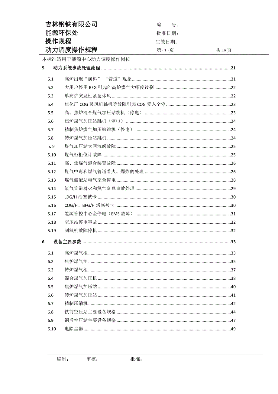 (2020年)（岗位职责）动力调度岗位操作规程_第3页