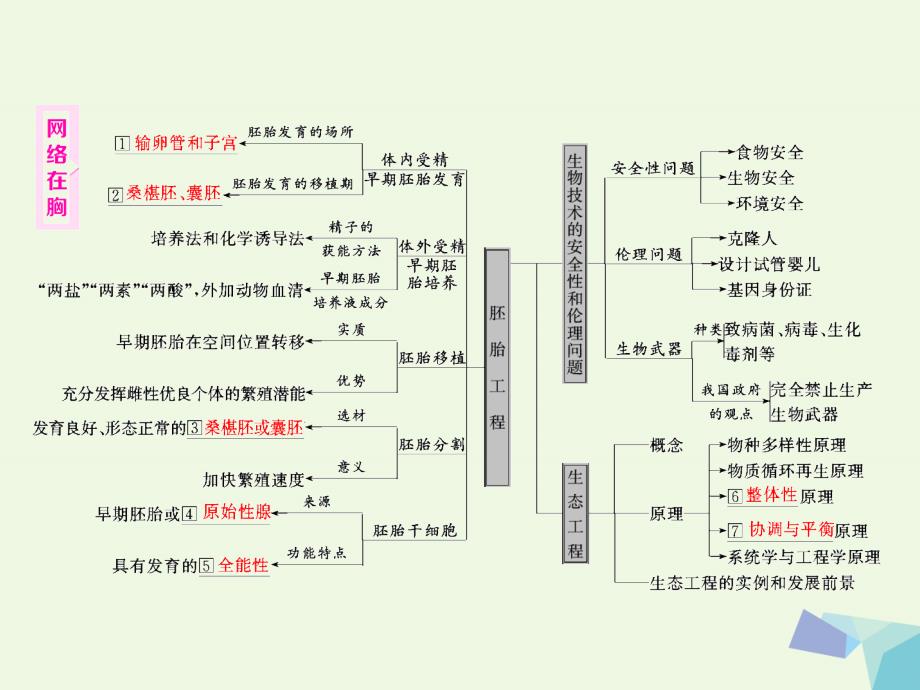 （通用版）高考生物二轮复习第一部分专题六生物科技系统第2讲胚胎工程与生态工程课件_第2页