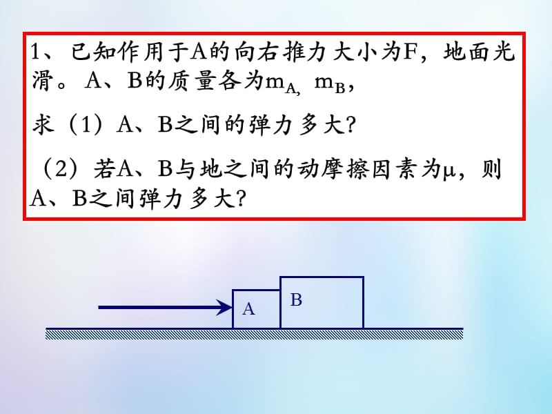 浙江省桐乡市高考物理一轮复习用牛顿定律解决问题之联接体课件_第3页