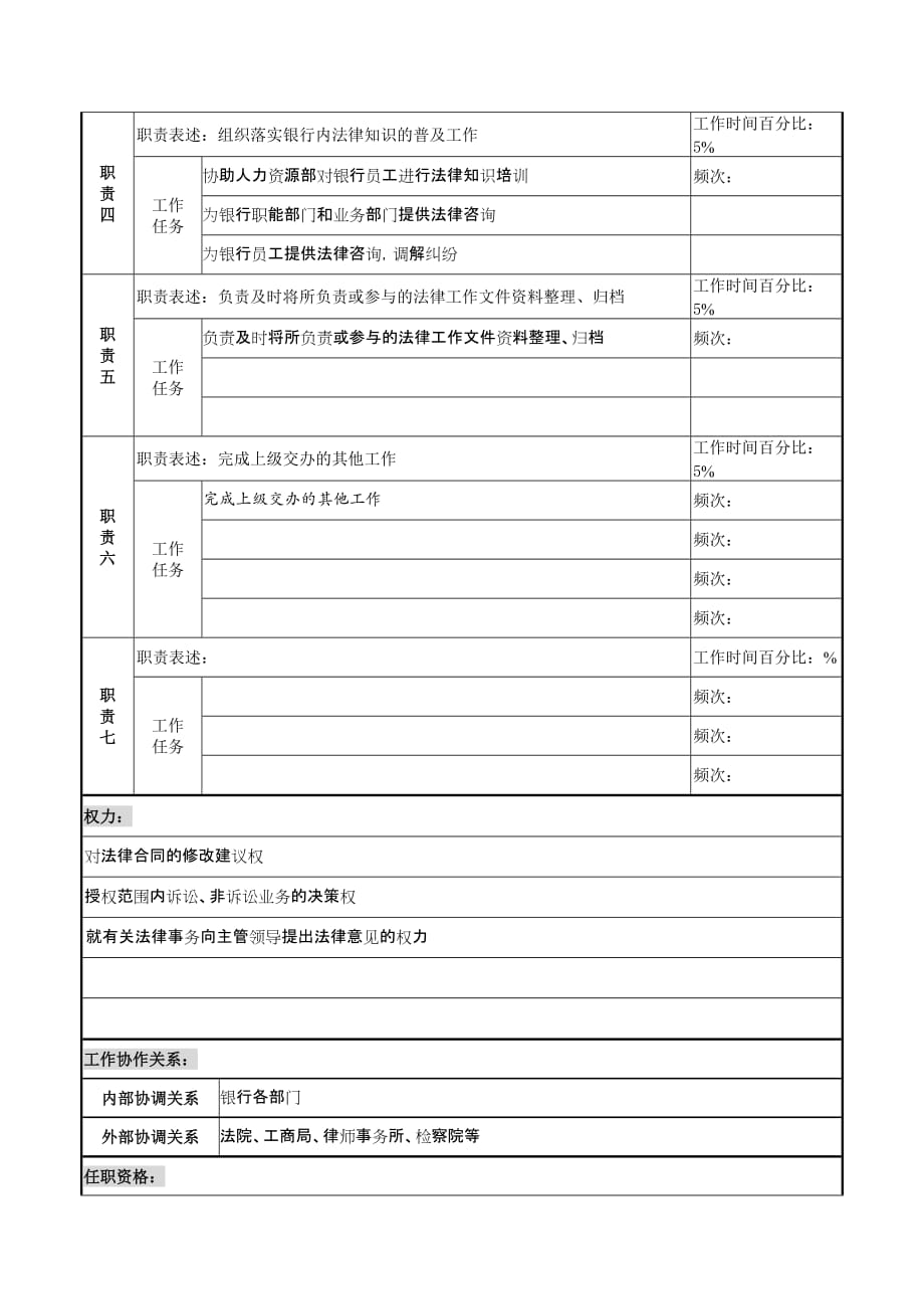 (2020年)（岗位职责）法律事务岗的职务说明书(doc 3页)_第2页