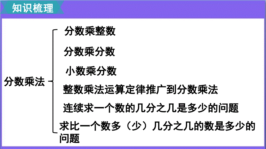 第9课时整理和复习【新人教版六年级数学上册 分数乘法】_第2页