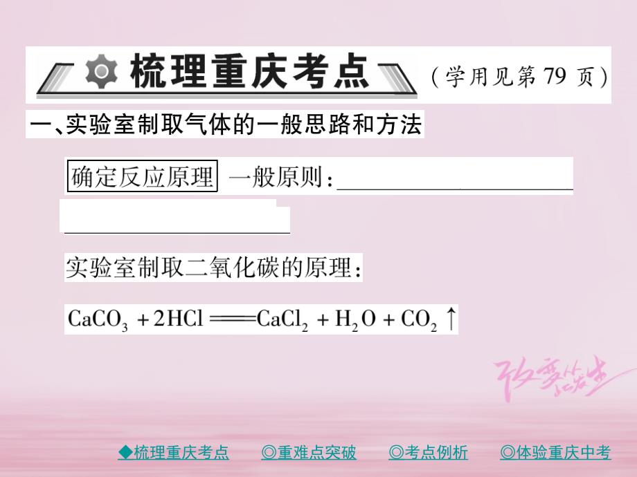 （重庆专版）中考化学总复习第一篇教材知识梳理模块三化学基础实验第17讲常见气体的制备课件_第2页