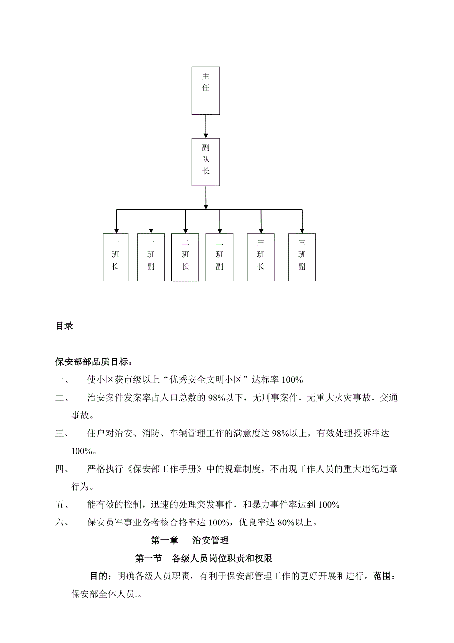 2020年（工作手册）某小区保安部工作综合手册(doc 35页)_第2页