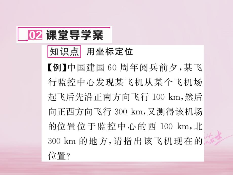 （黔西南专版）七年级数学下册第7章平面直角坐标系7.坐标方法的简单应用7..1用坐标表示地理位置作业课件（新版）新人教版_第4页