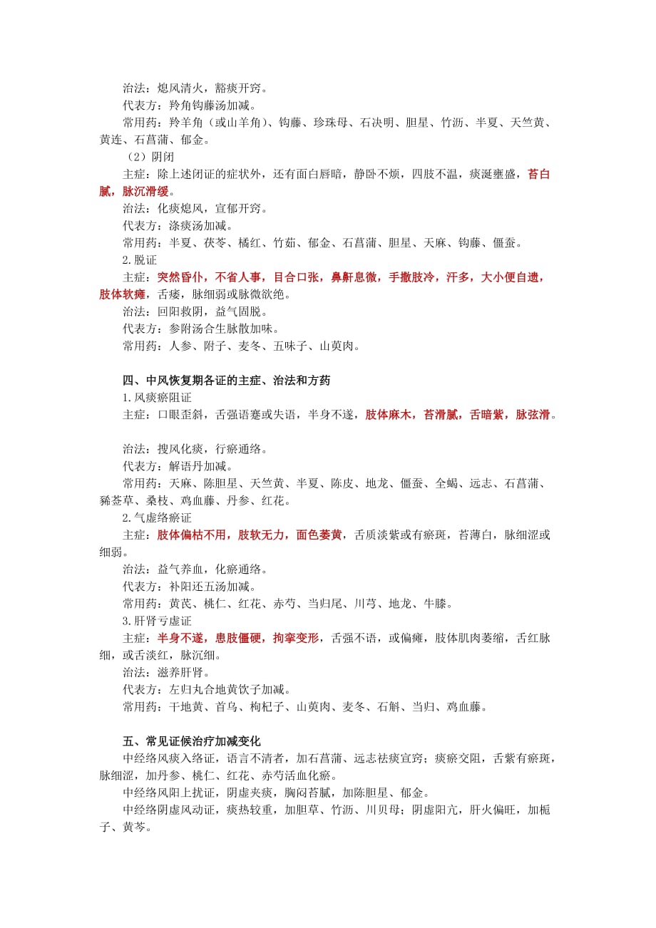 中医内科学――中风_第4页