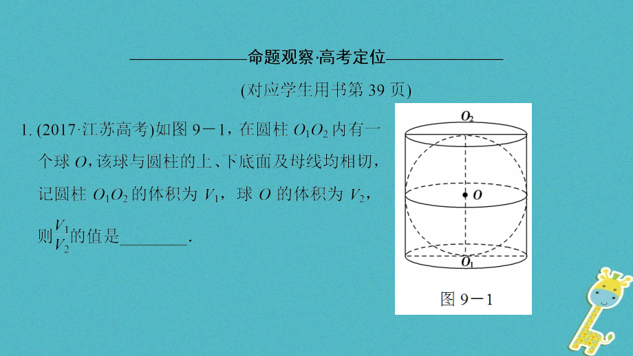 （江苏专版）高考数学二轮复习第1部分知识专题突破专题9立体几何课件_第3页