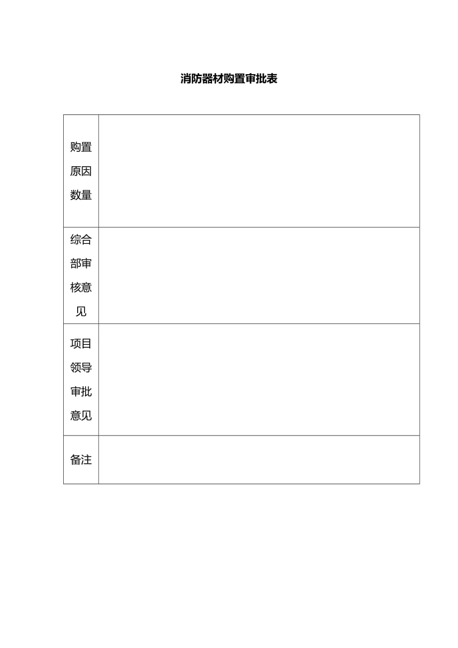 （消防培训）消防器材购置审批表精编_第2页