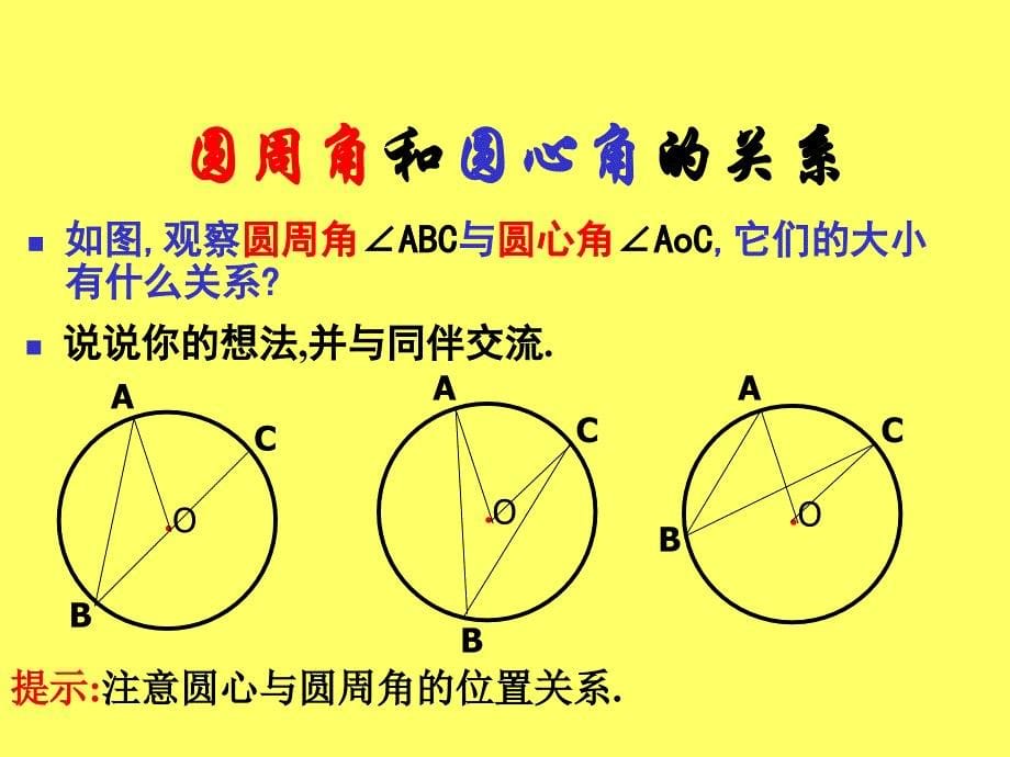 3.3圆周角和圆心角的关系e圆周角定理培训课件_第5页