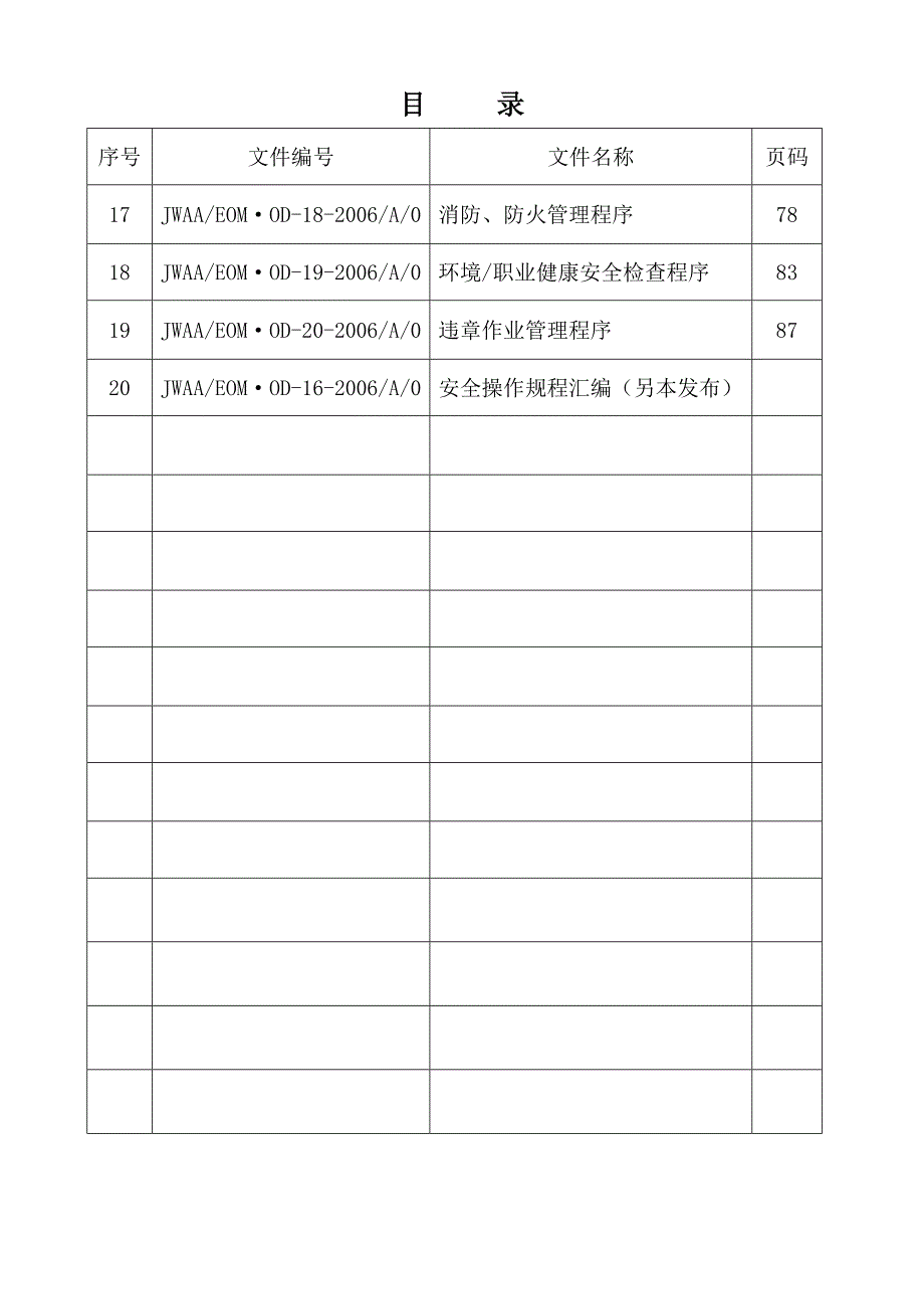 《精编》某汽车零部件公司各类管理程序手册_第3页