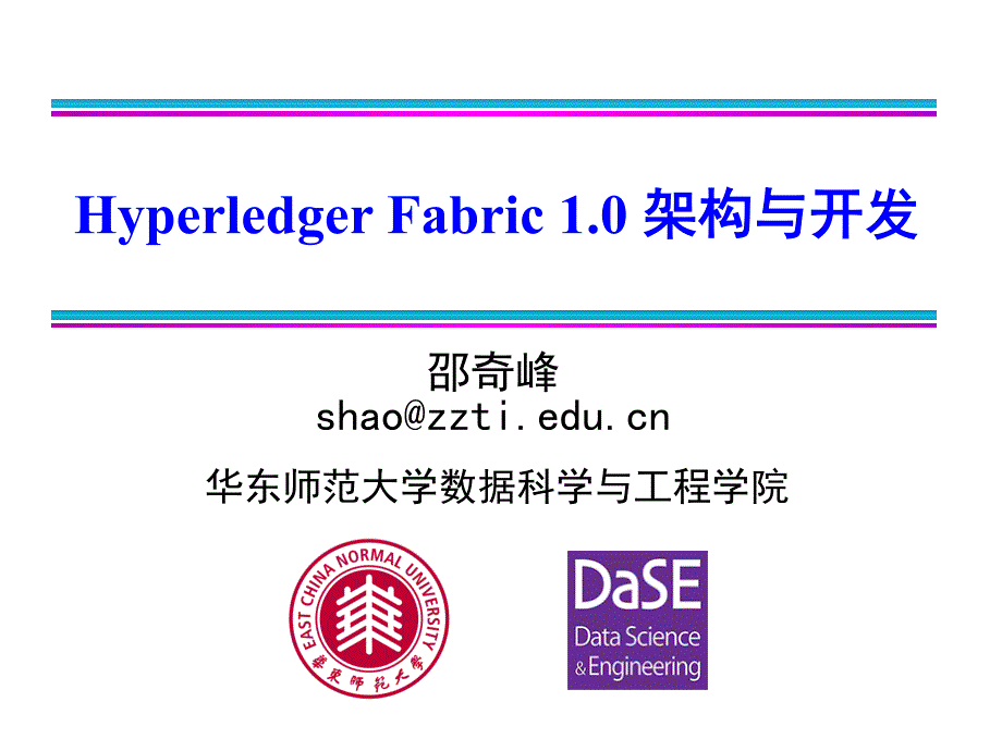 Hyperledger Fabric 1.0 架构与开发.pdf_第1页