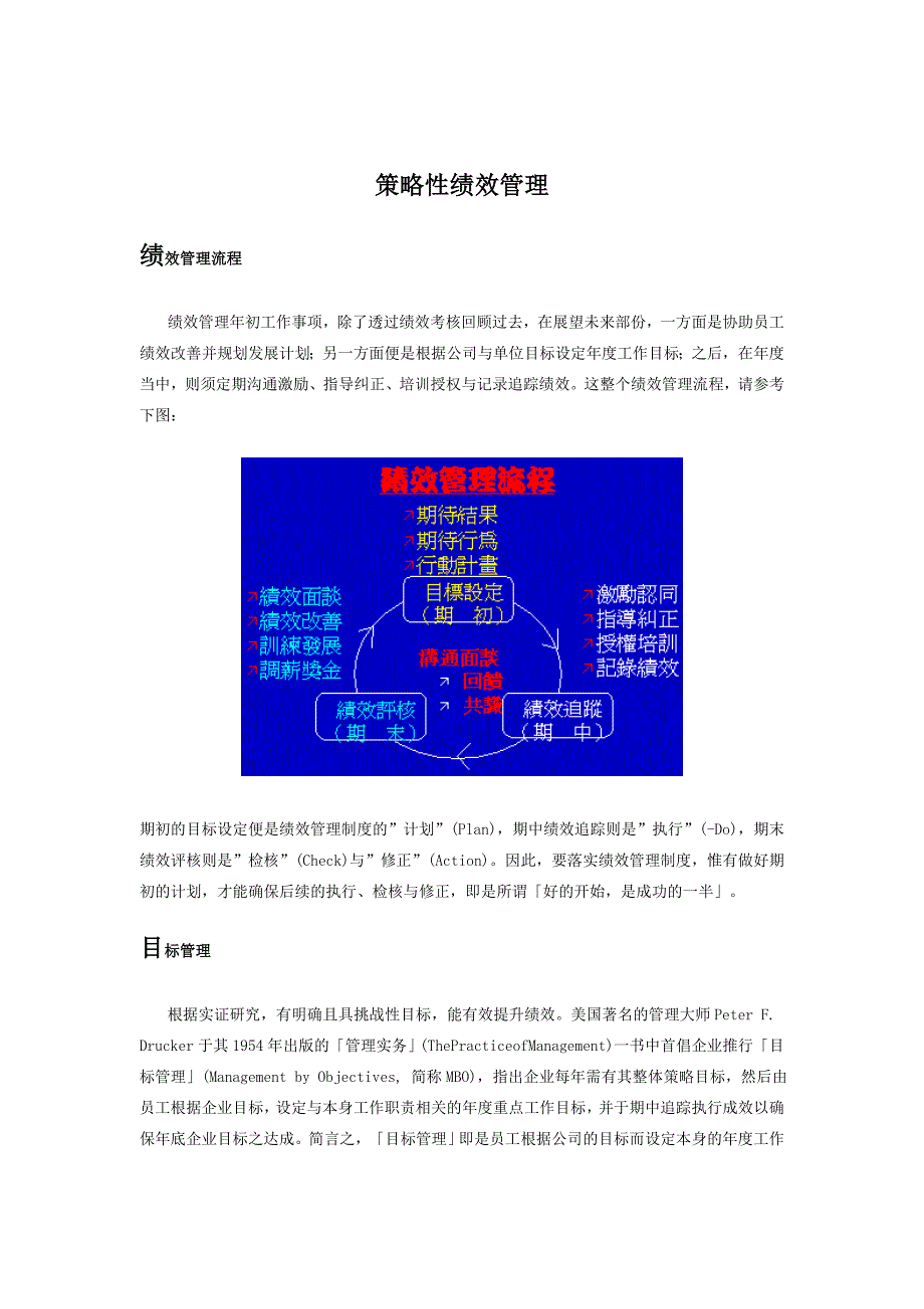 《精编》策略性绩效管理概况_第1页