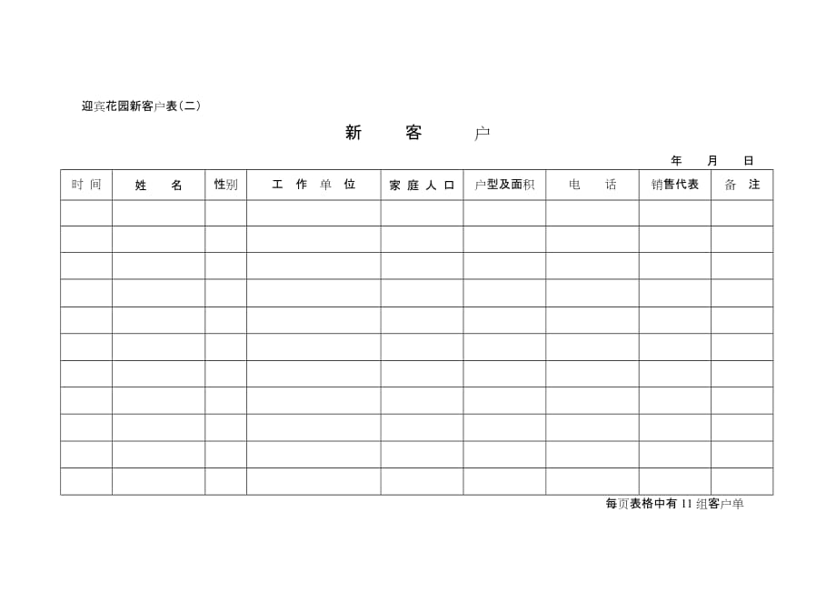 《精编》房地产物业管理表格汇总22_第1页