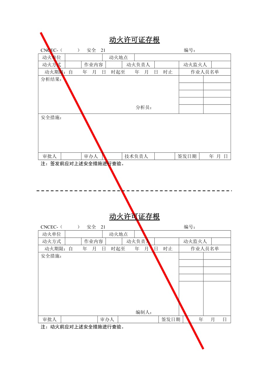 《精编》安全生产管理表格大全20_第1页