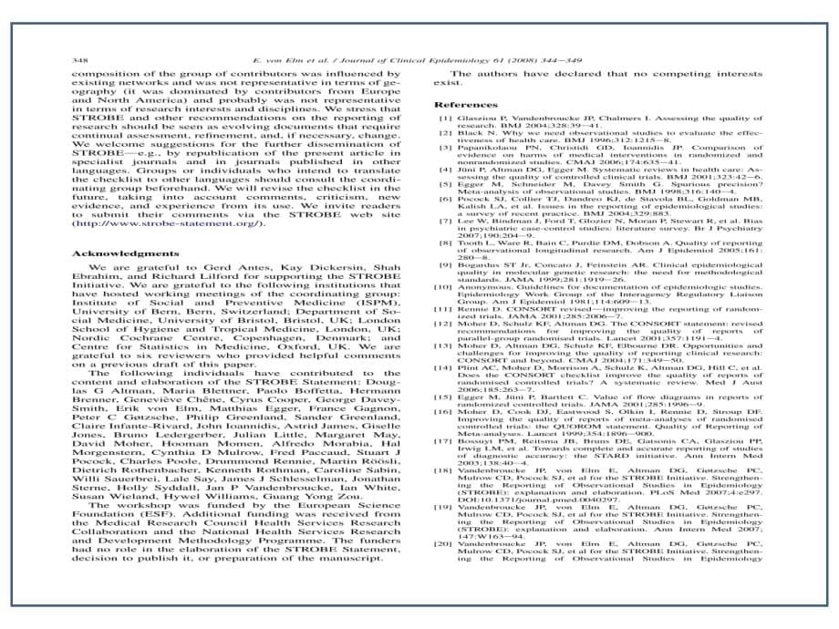 临床医学讲解习题考题The Strengthening the Reporting of Observational Studies in Epidemiology-2008_第5页